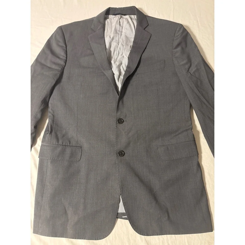 Brooks Brothers Explorer Blazer Mens 42L Gray Regent Fit 2-Button‎ Coat
